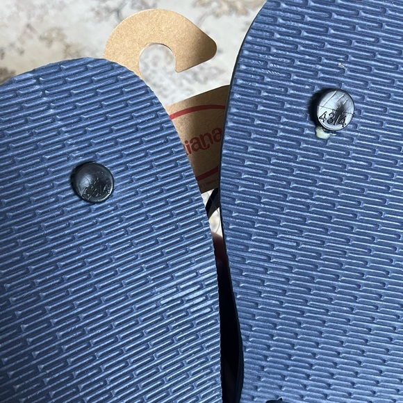 Havianas flip flops mens 11.5 blue NWT - Picture 5 of 6